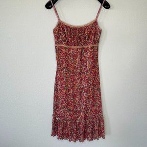 Vintage 90’s Babydoll Niki Lee California Spring Midi Dress S/M